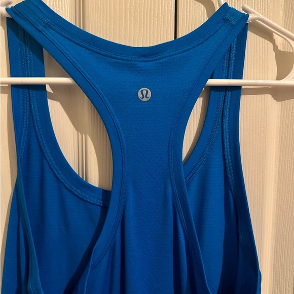 lululemon swiftly tanktop size 6 blue - Picture 2 of 2